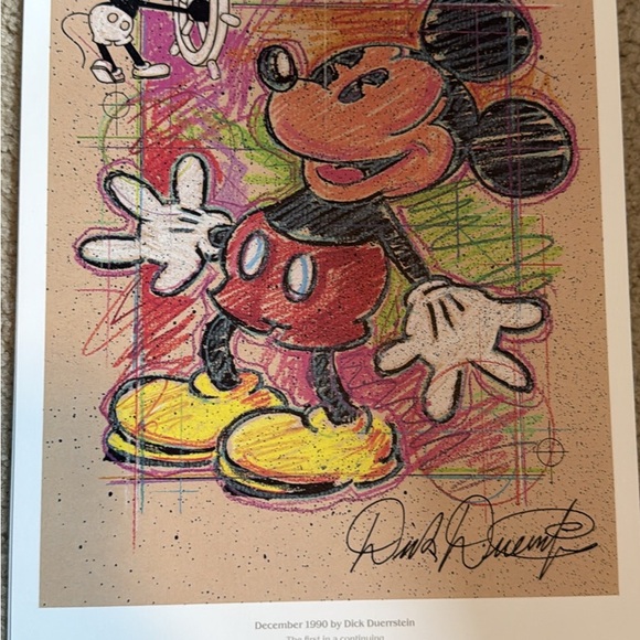 Mickey Mouse Art Print - Picture 1 of 2